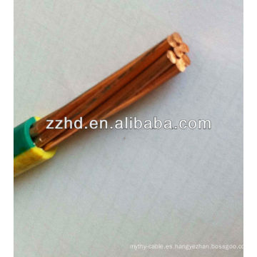 Cable de cobre de 600 V con aislamiento de PVC 1/0 2/0 3/0 AWG de 4/0